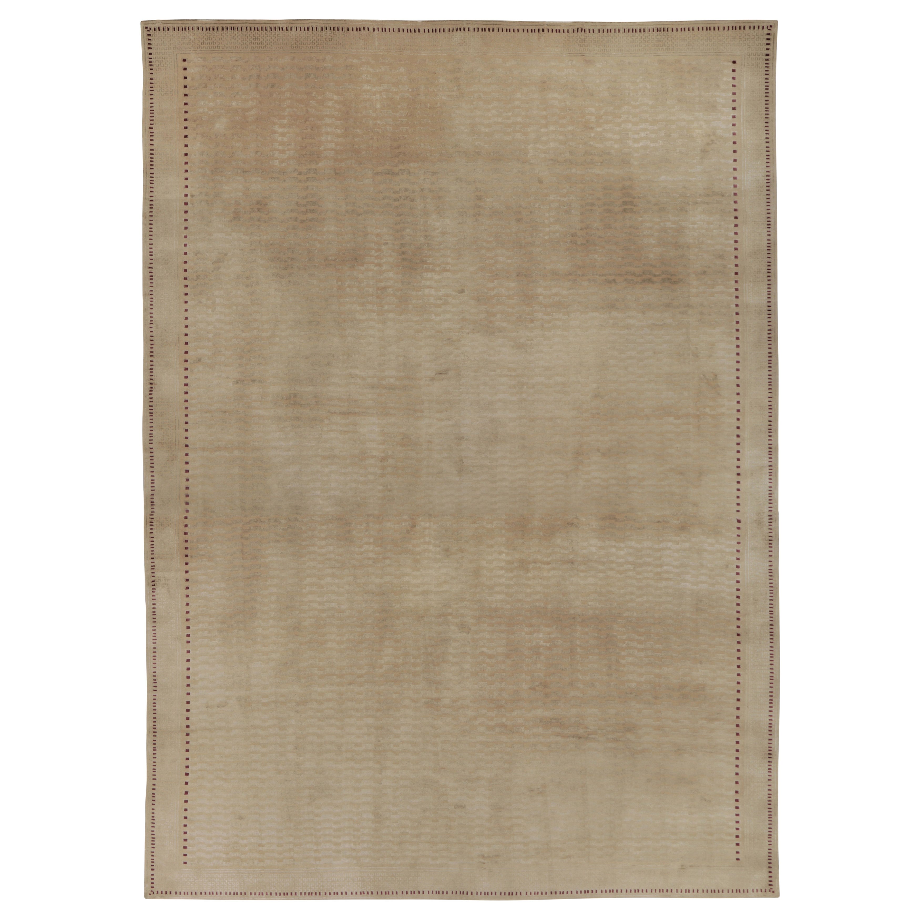 Rug
Kilim: tappeto ispirato all
Art Deco, beige con motivi geometrici minimalisti