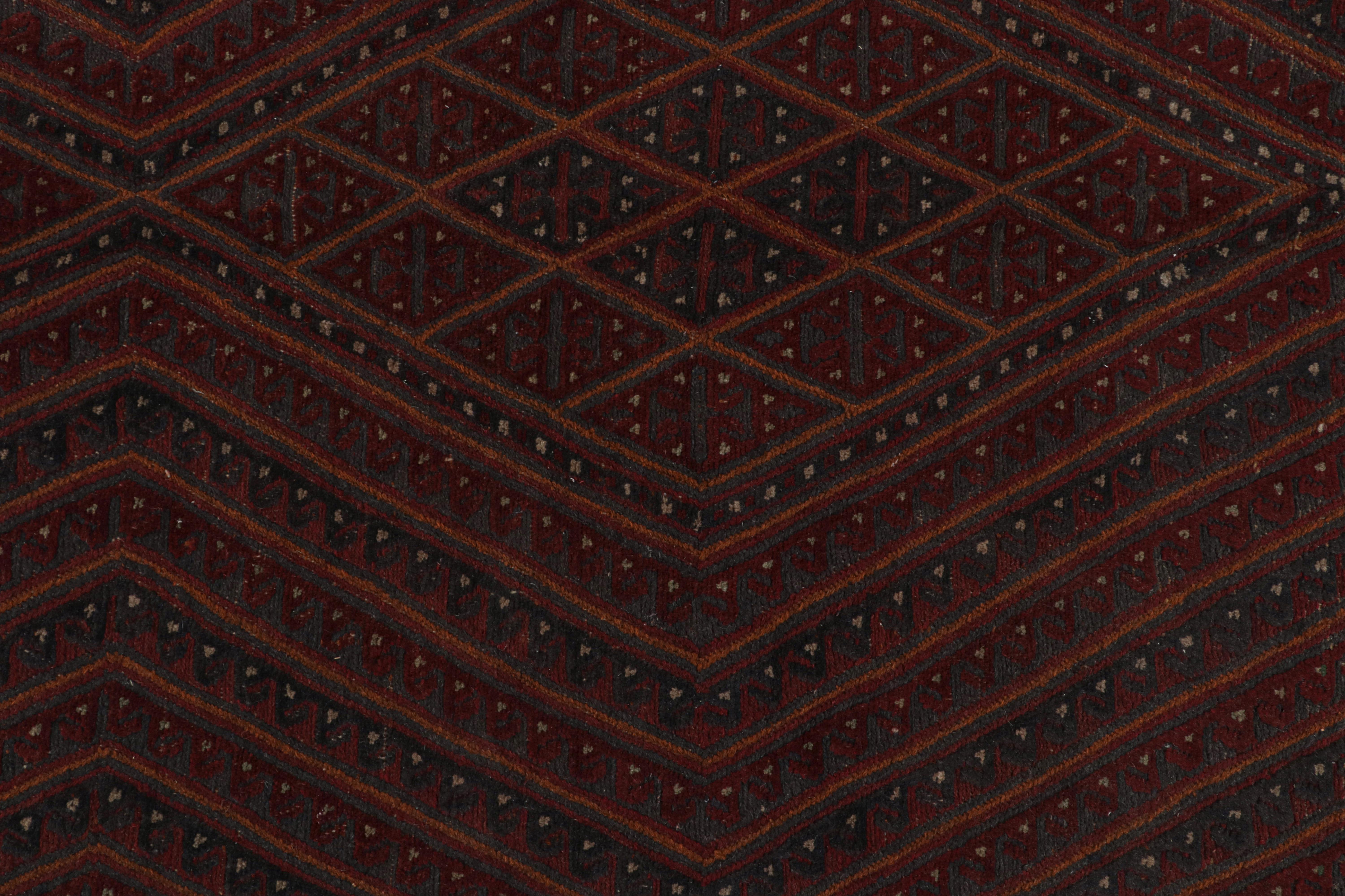 Contemporary Rug & Kilim’s Baluch Tribal Rug with Colorful Geometric Patterns For Sale