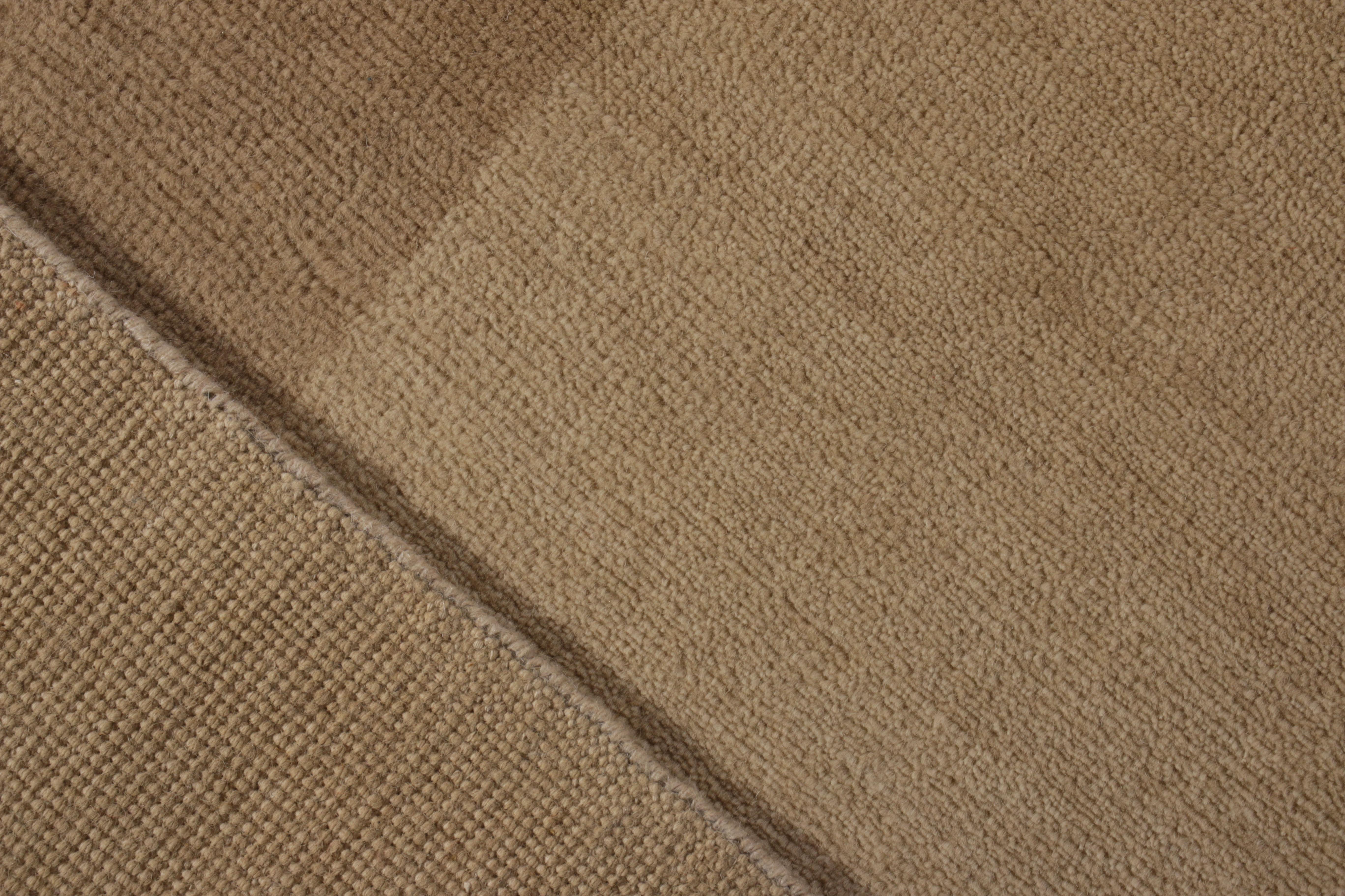 Rug & Kilim's Bauhaus Style Rug Beige Brown Mid-Century Modern Neuf - En vente à Long Island City, NY
