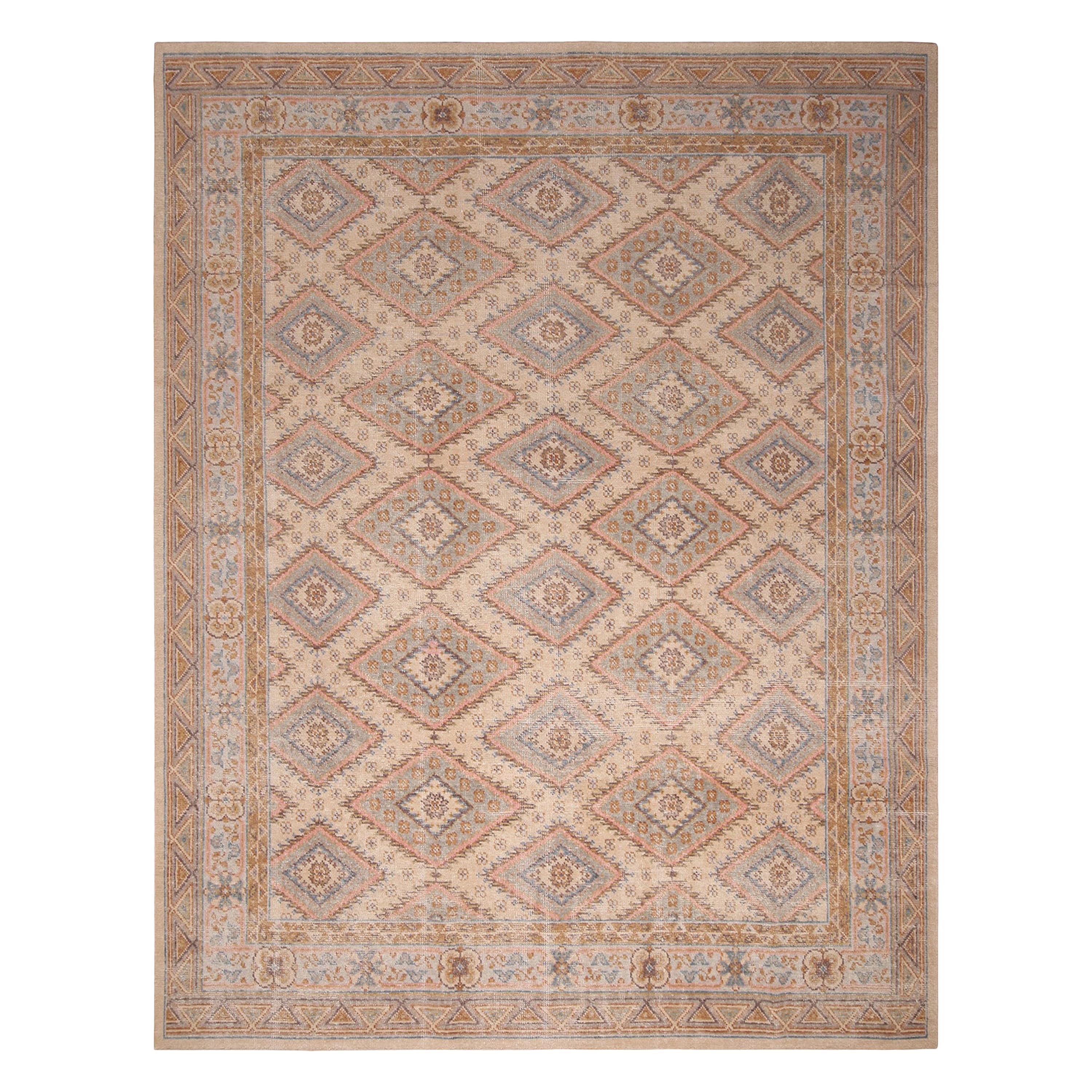 Rug
Kilim - Tappeto in lana beige e blu della Collectional