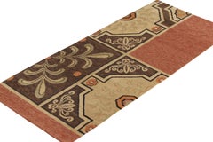 Rug & Kilim's Beige Brown 18th Century European Style Contemporary Flat-Weave