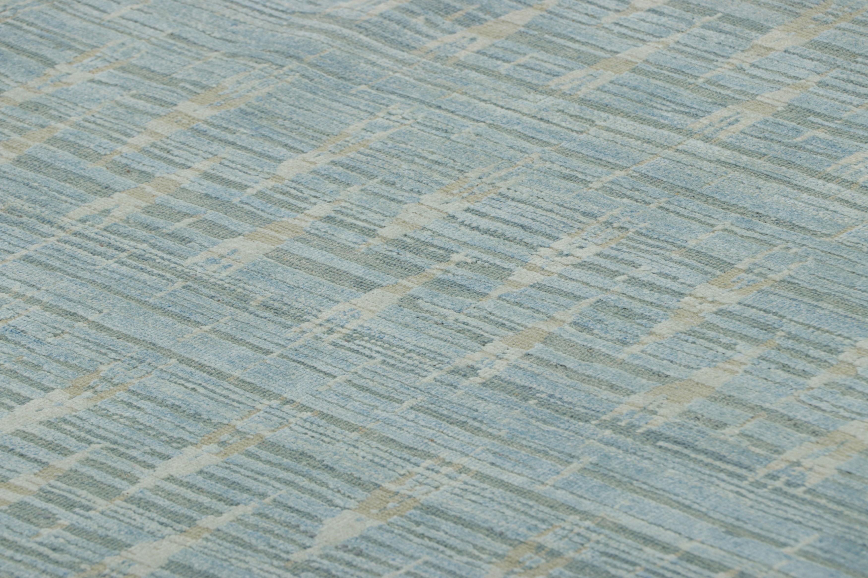 Noué à la main en laine et en soie, ce tapis 8x10 est un ajout audacieux à la ligne Block Print de la Collection Modern Classics de Rug & Kilim - une nouvelle approche sophistiquée et élégante d'un style historique.

Sur le Design : 

Cette pièce