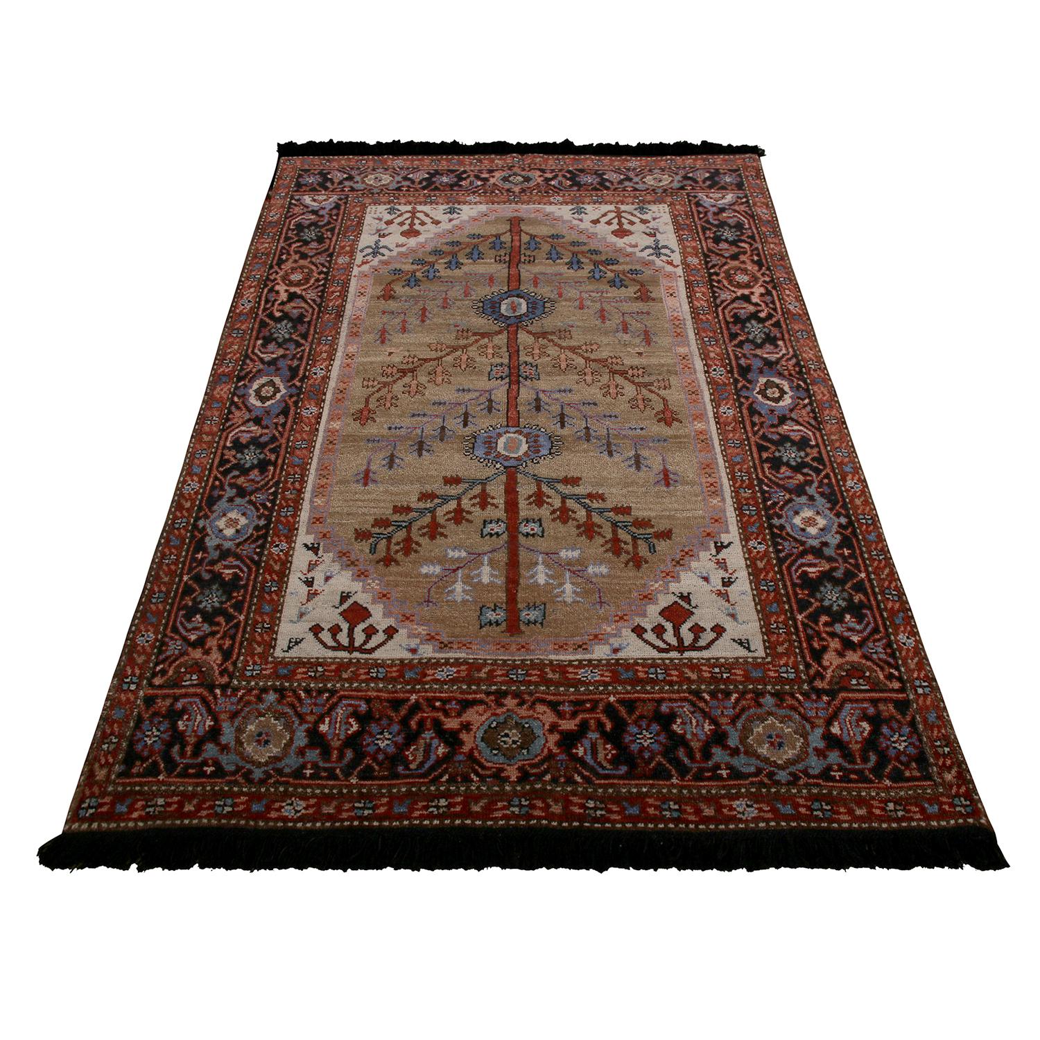 Annodato a mano in una lana Ghazni eccezionalmente morbida con una miscela di filati unica, questo tappeto personalizzato 5 x 7 fa parte delle ultime novità della collezione Burano di Rug & Kilim, rinomata per il suo metodo pionieristico di