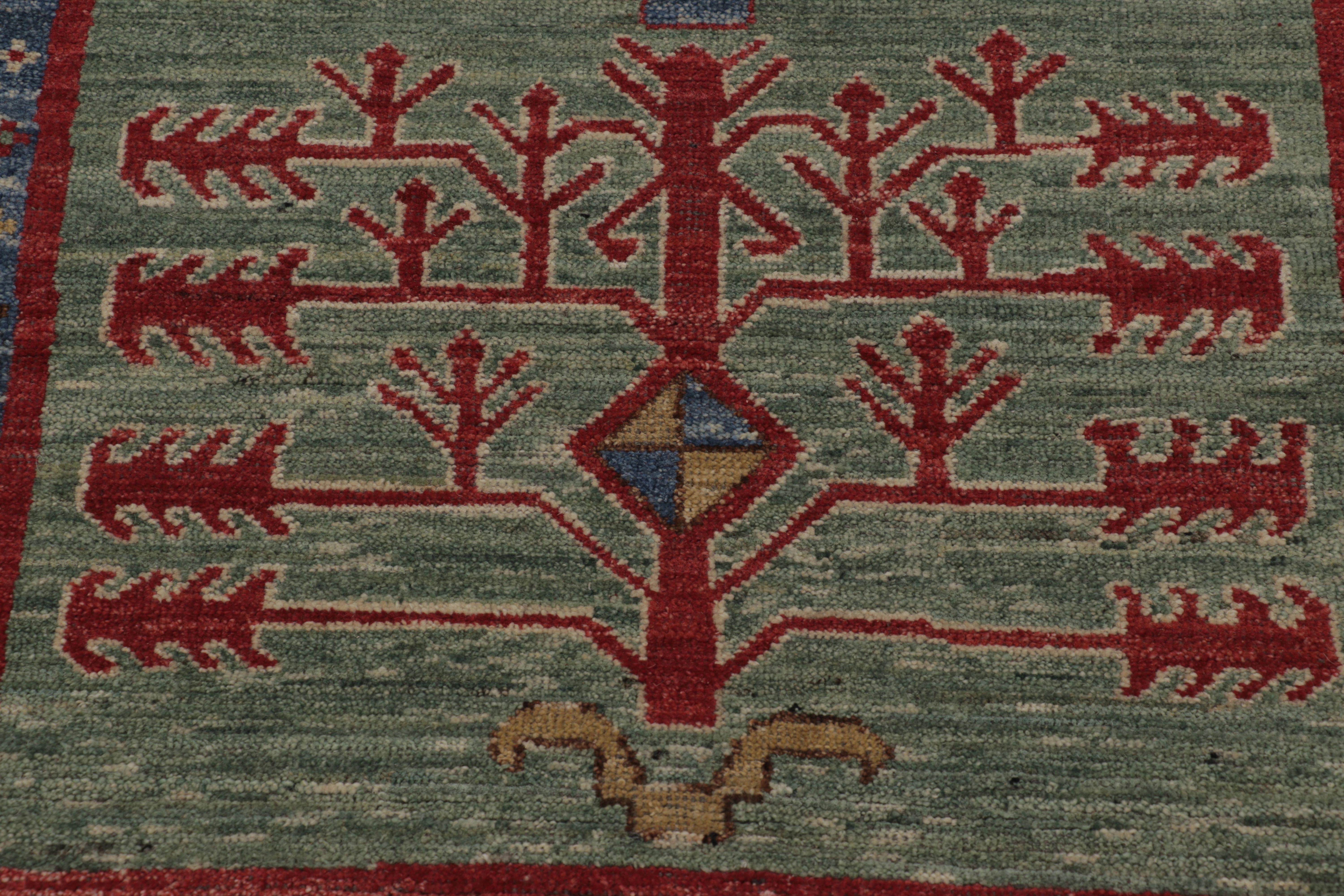 Alfombra caucásica inspirada en Kuba, Árbol de la vida, de Rug & Kilim Indio en venta