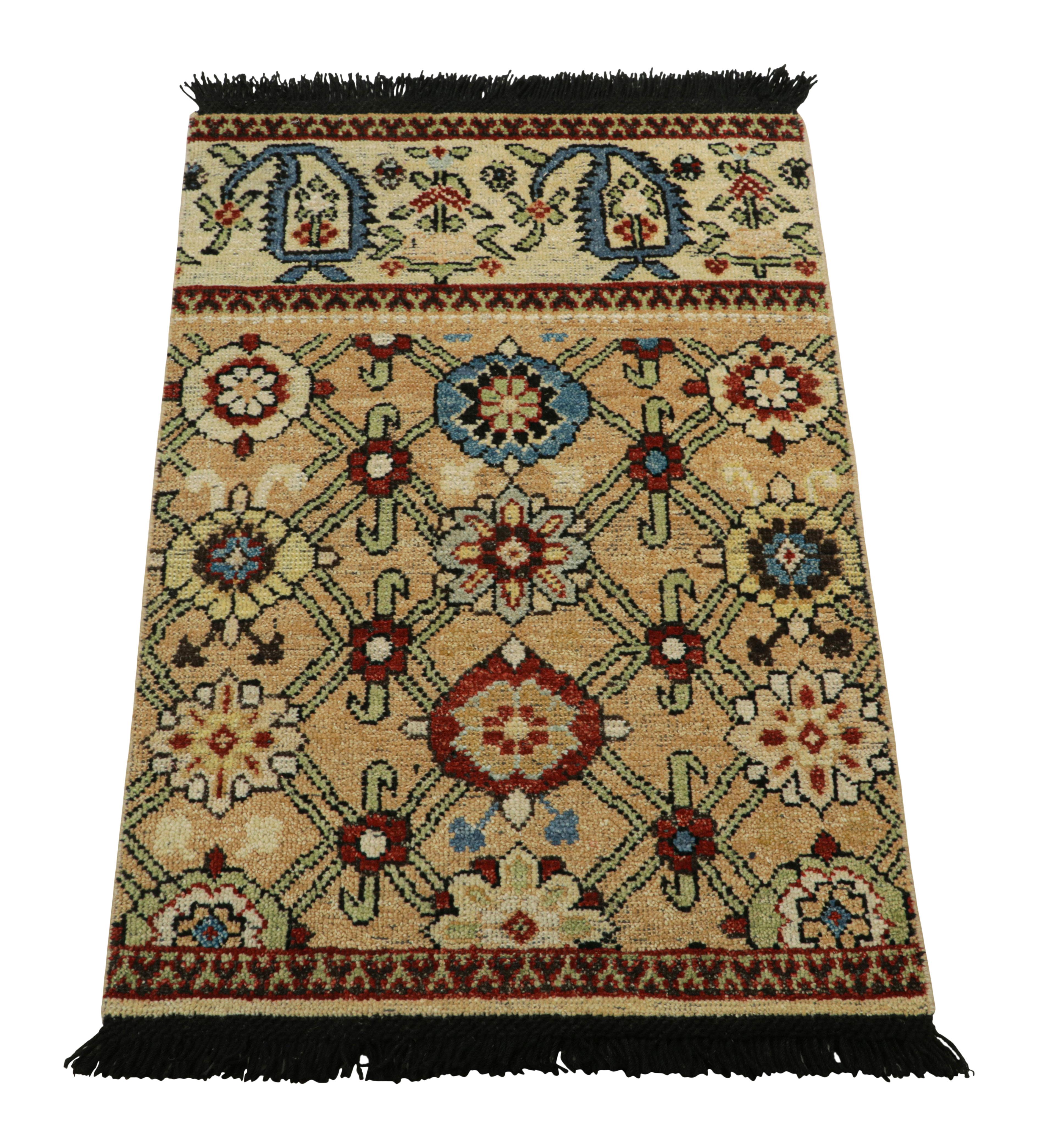 Made with hand-knotted wool, this 2x3 gift-sized rug is an exciting new addition to Rug & Kilim’s custom-classics Burano Collection and is inspired by antique Caucasian rug designs.

On the Design: 

A beige field underscores all over floral