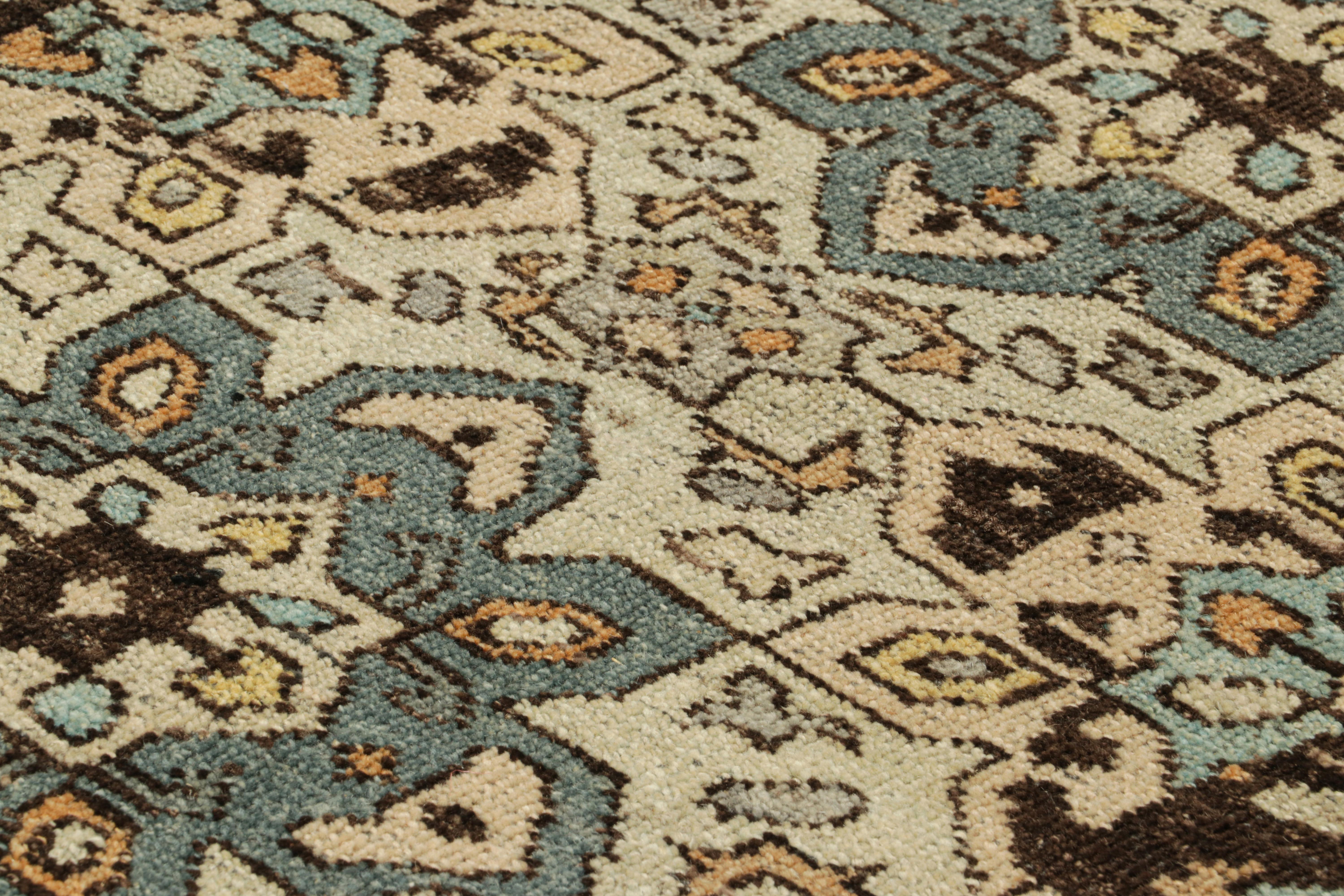 Annodato a mano in una speciale miscela di lana di Ghazni, questo tappeto 2x3 rappresenta i classici personalizzati della Burano Collection di Rug & Kilim e gode di un design ispirato ai ricami caucasici del XVIII secolo. 

Sul design: 

In questo