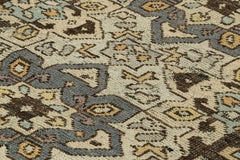 Rug & Kilim’s Caucasian Style Rug in Blue with Geometric Medallions