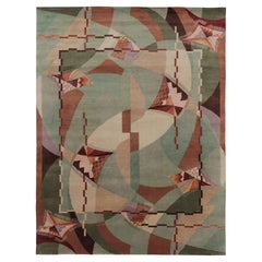 Rug 
Kilims chinesischer, vom Art déco inspirierter Teppich mit kühnem, dynamischem geometrischem Muster