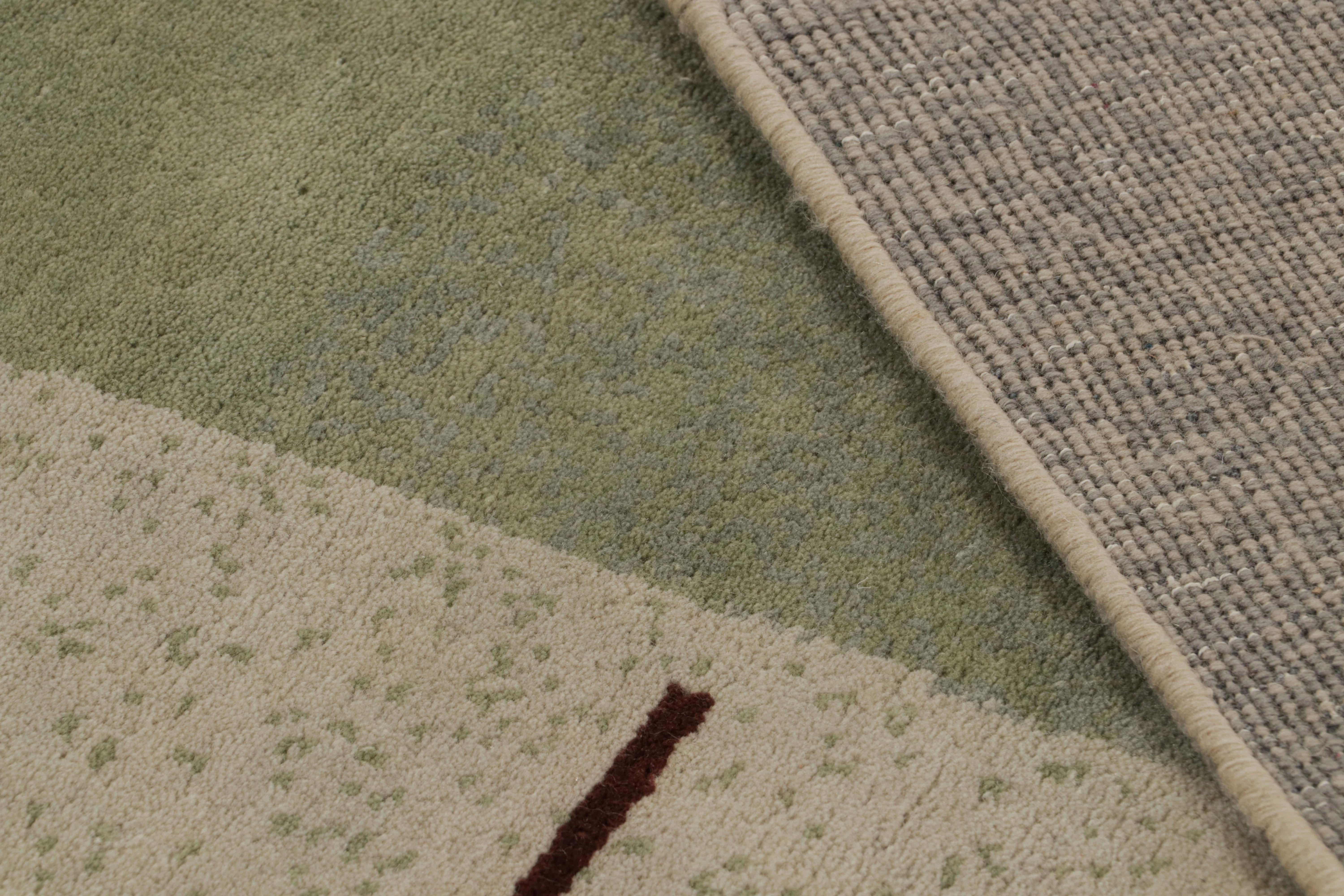 Rug & Kilims chinesischer Teppich im Art-Déco-Stil, mit geometrischen Mustern (21. Jahrhundert und zeitgenössisch) im Angebot