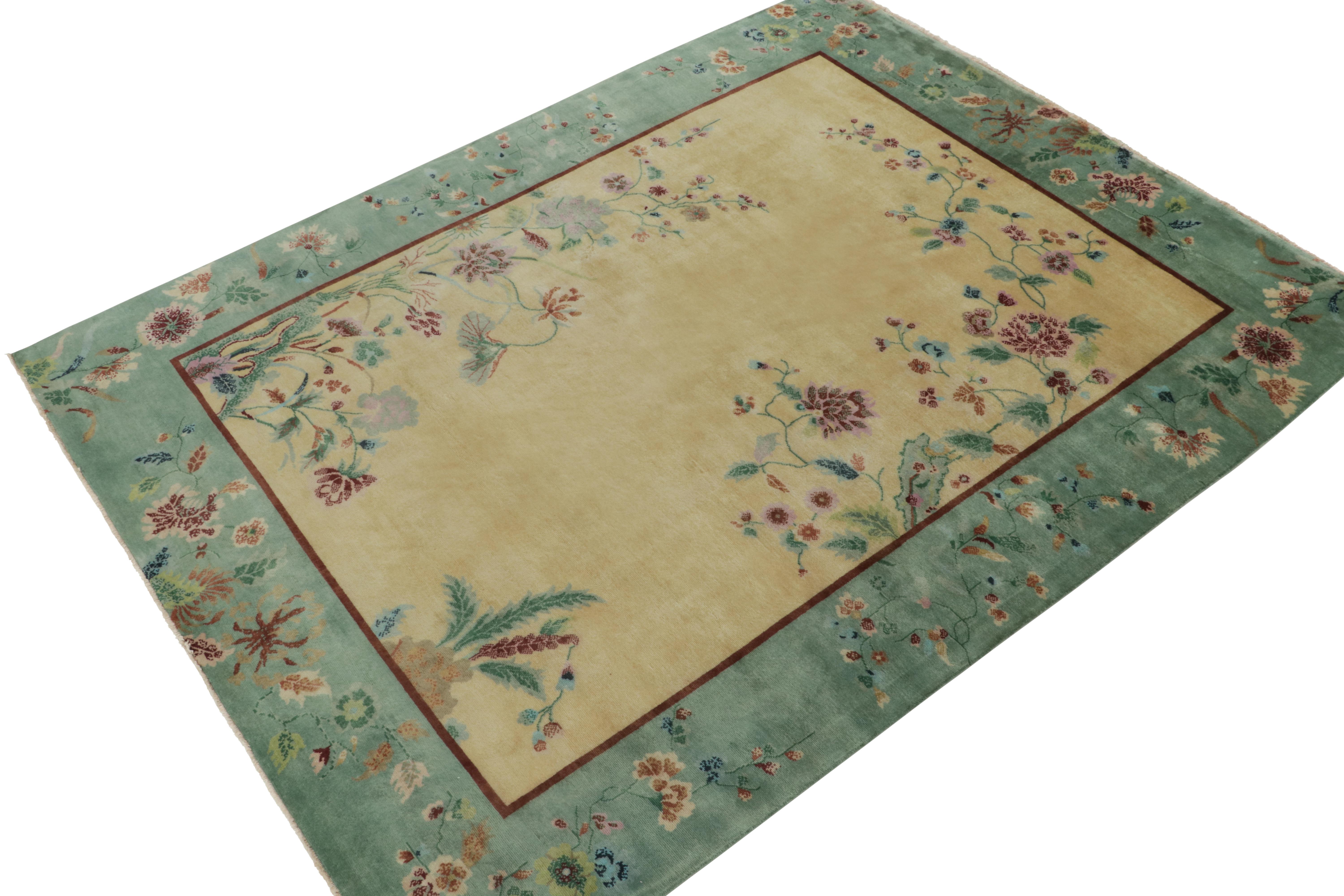 Esta oda de 8x10 a las alfombras art déco chinas es la próxima incorporación a la recién inspirada Colección Deco de Rug & Kilim. Anudado a mano en lana.
Más sobre el diseño:
Esta pieza ostenta el estilo Decó minimalista de los años veinte, y goza