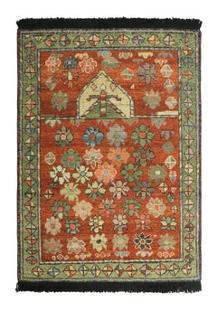 Rug & Kilim’s Classic Oriental Style Rug with Multicolor Floral Patterns