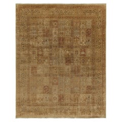 Tappeto classico in stile persiano Rug & Kilim con motivi floreali beige-marrone e rosso