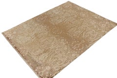 Rug & Kilim’s Classic-Style Contemporary Rug in Beige-Brown Ikats Patterns