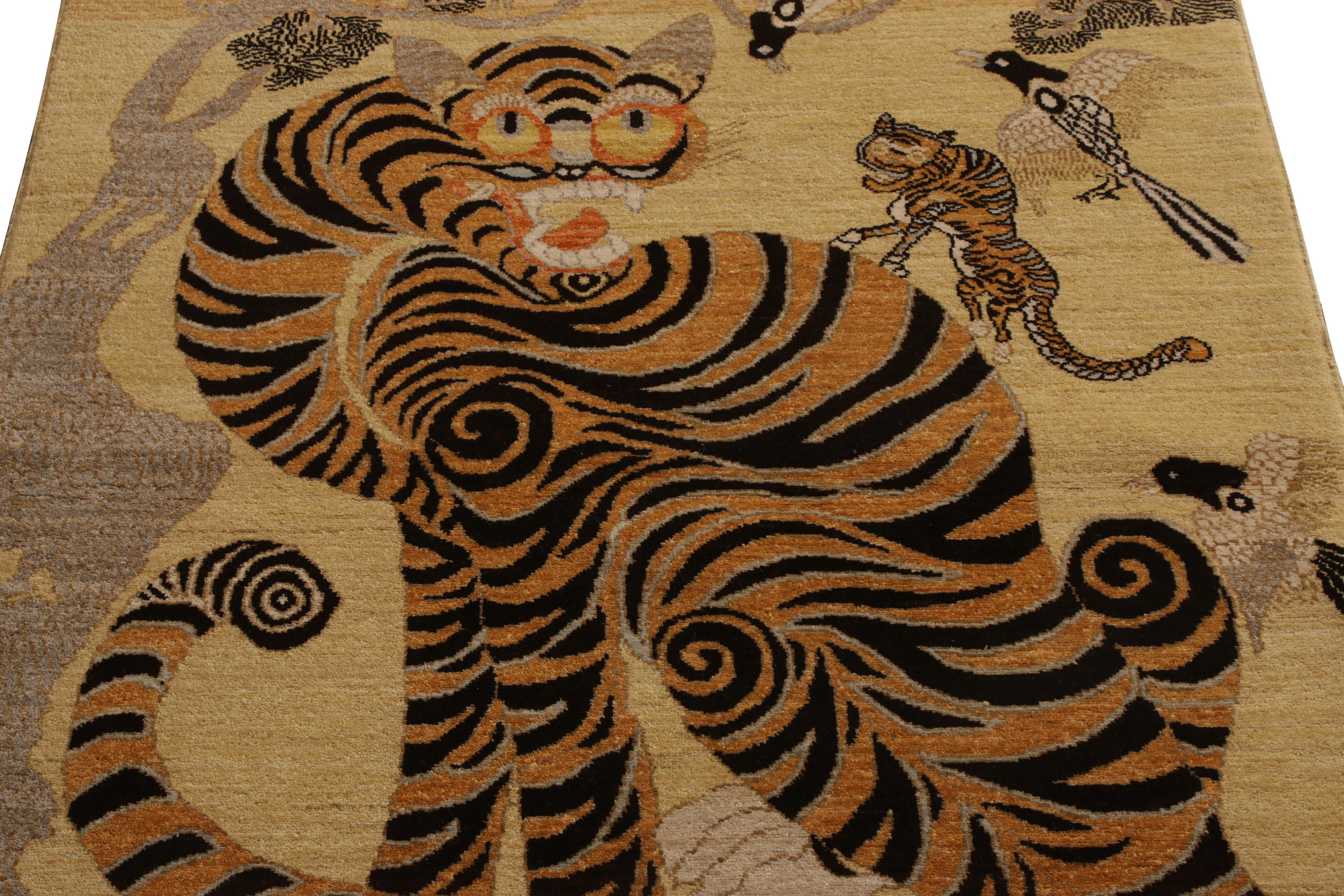 vintage tiger rug