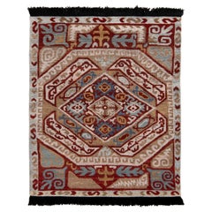 Rug & Kilim’s Classic Style Rug in Beige-Brown and Red Tribal Pattern