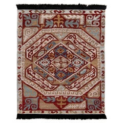 Rug & Kilim's Classic Style Teppich in Beige-Braun und Rot mit Stammesmotiv