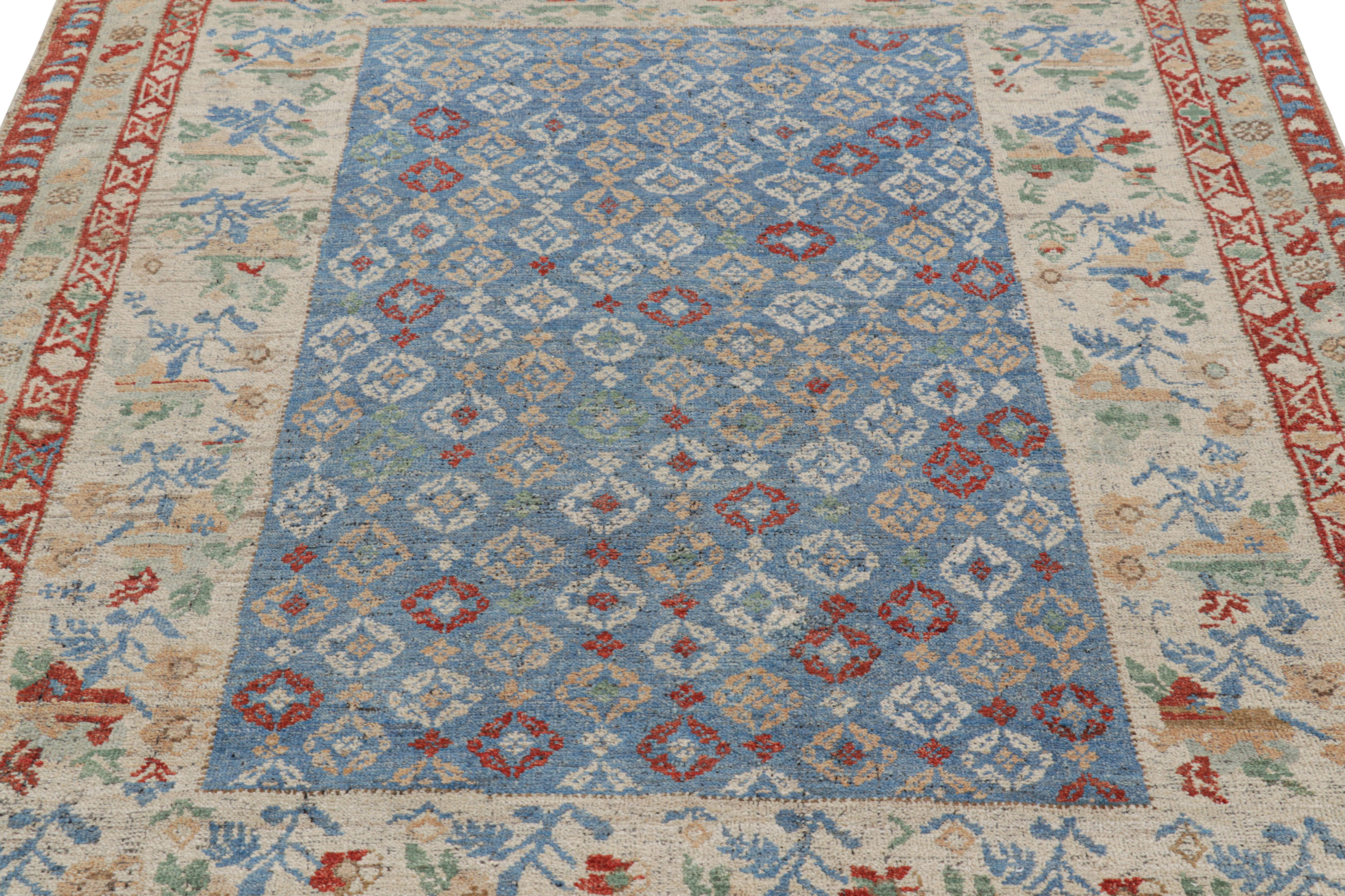 Dieser handgeknüpfte Teppich aus einer speziellen Ghazni-Wollmischung im Format 5x7 ist eine aufregende neue Ergänzung der klassischen Burano Collection'S von Rug & Kilim.

Über das Design: 

Bewunderer des Kunsthandwerks werden in diesem Design den