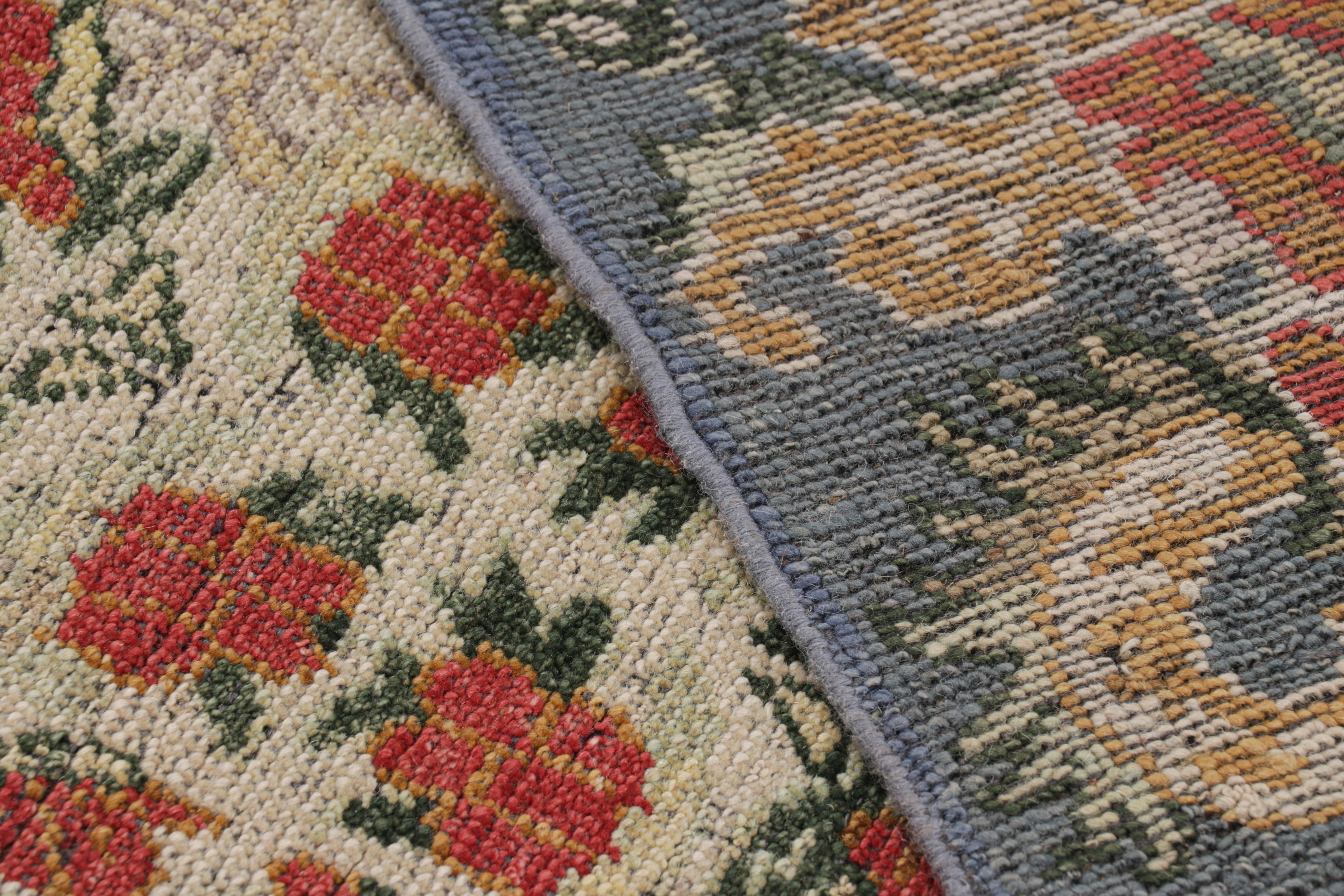 Rug & Kilim's Classic Style Rug in Weiß mit Blumenmustern (Wolle) im Angebot