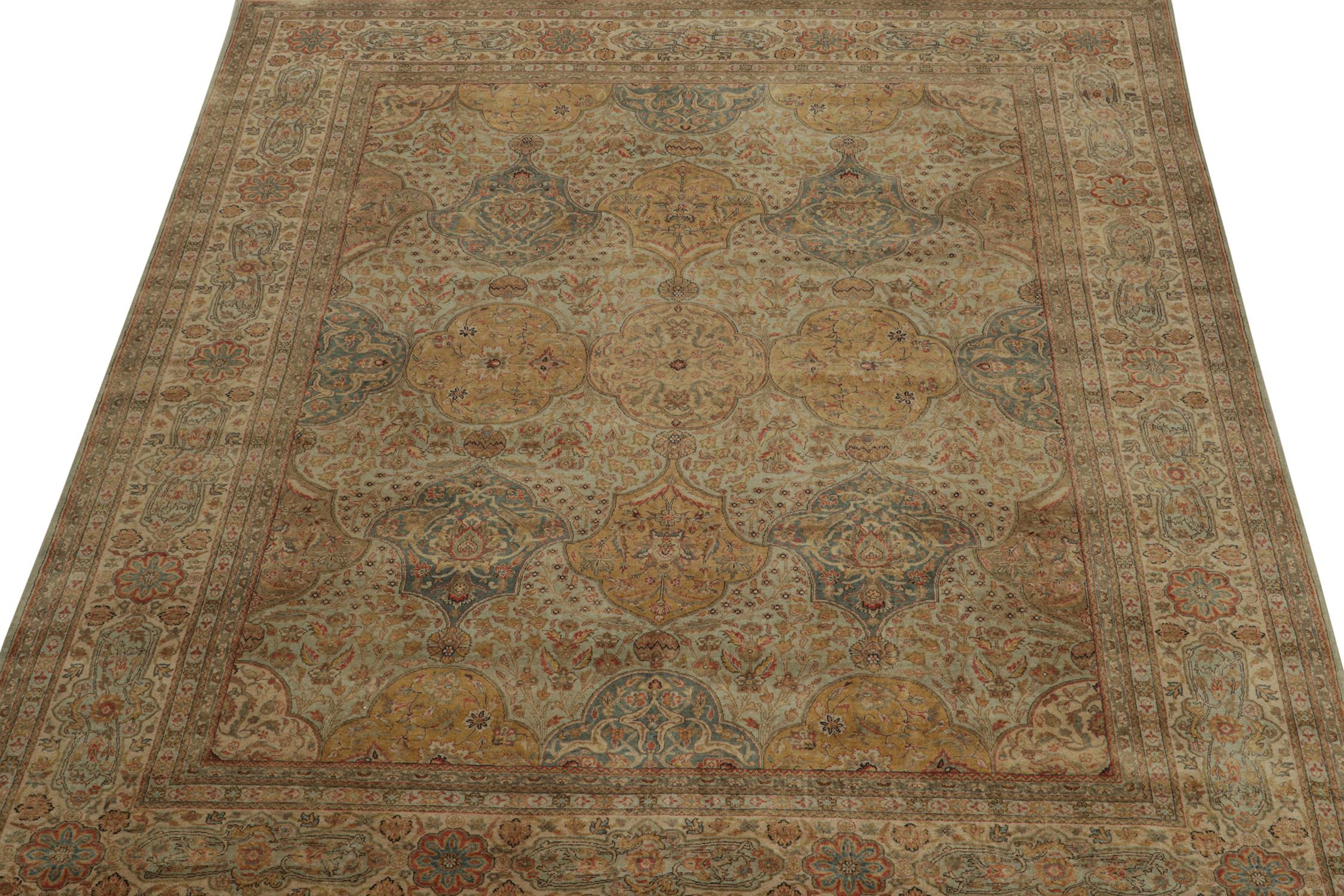 Un tappeto 8 x 9 ispirato agli stili tradizionali, della collezione Modern Classics di Rug & Kilim. Annodato a mano in lana, riproduce un eccezionale oro accanto a medaglioni floreali verde chiaro e blu con grazia classica.
Ulteriori informazioni