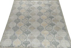 Rug & Kilim’s Classic Style Rug with Grey, Beige and Gold Pattern