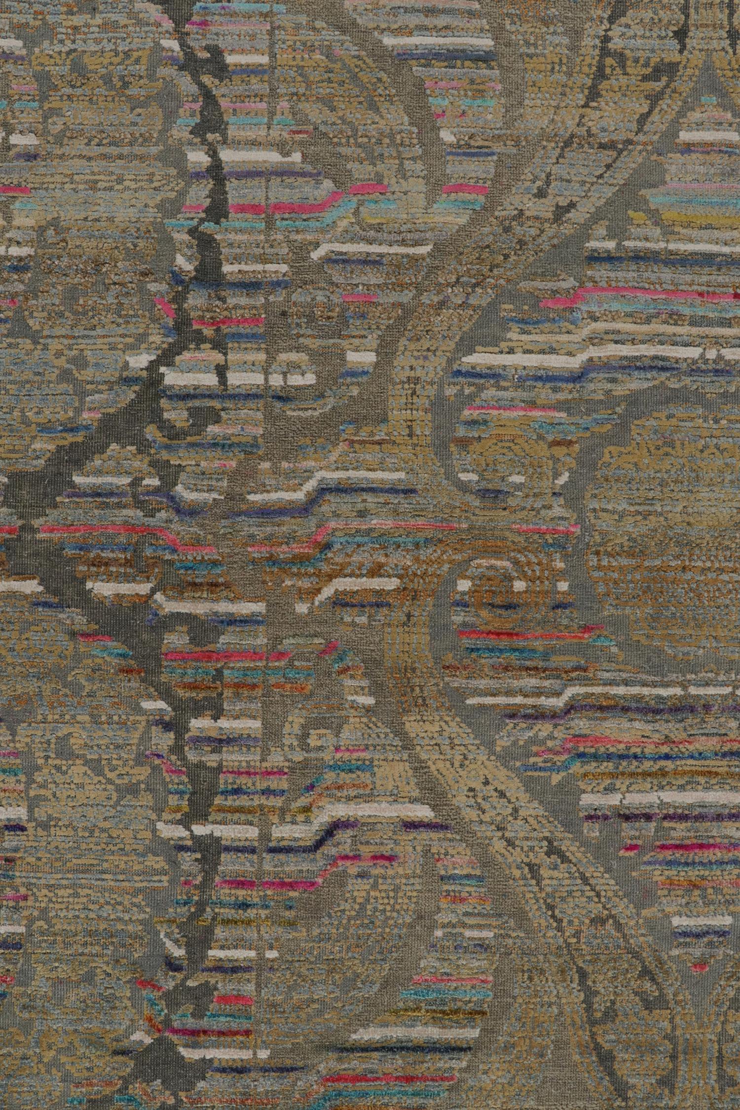 Klassischer Teppich und Kelim-Teppich im klassischen Stil mit polychromen Mustern (21. Jahrhundert und zeitgenössisch) im Angebot