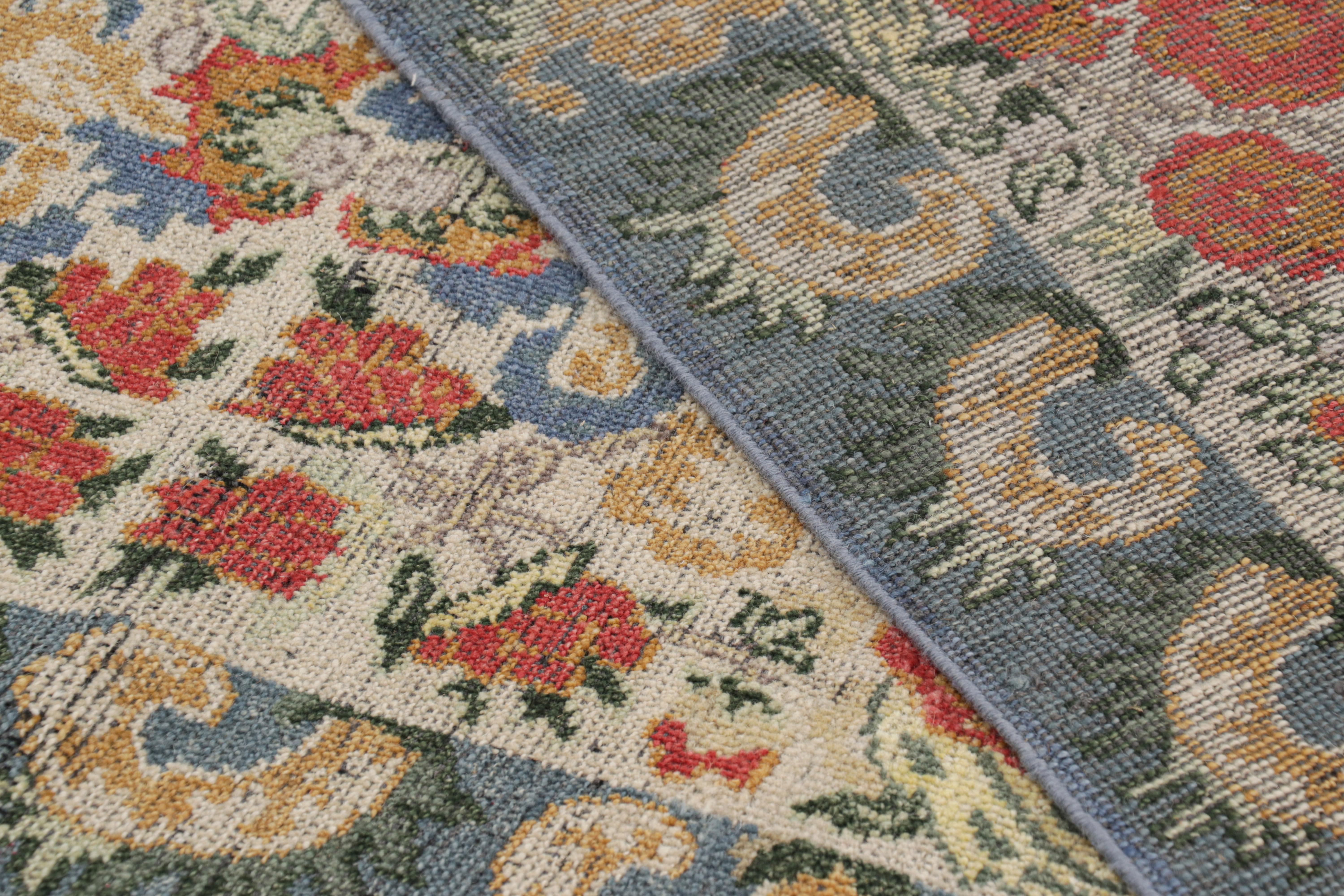 Rug & Kilim's Classic Style Läufer in Weiß mit Blumenmustern im Angebot 1