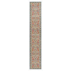 Alfombra clásica Rug & Kilim en blanco con motivos florales