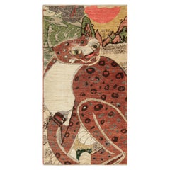 Rug & Kilims klassischer Tiger-Teppich mit polychromem Bild