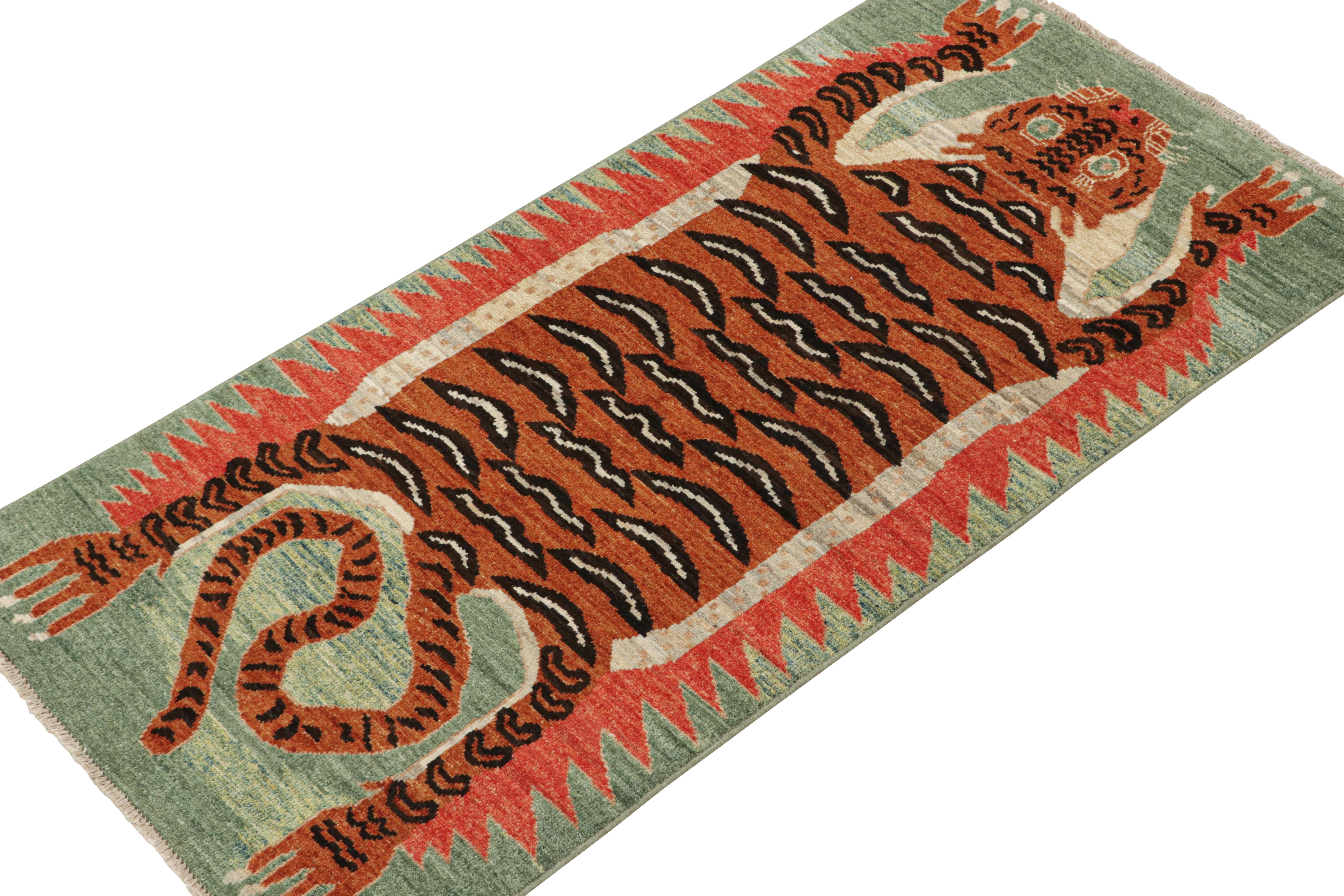 tiger runner rug