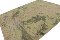 Rug & Kilim’s Contemporary Abstract Impressionist Rug, with Botanical Imagery