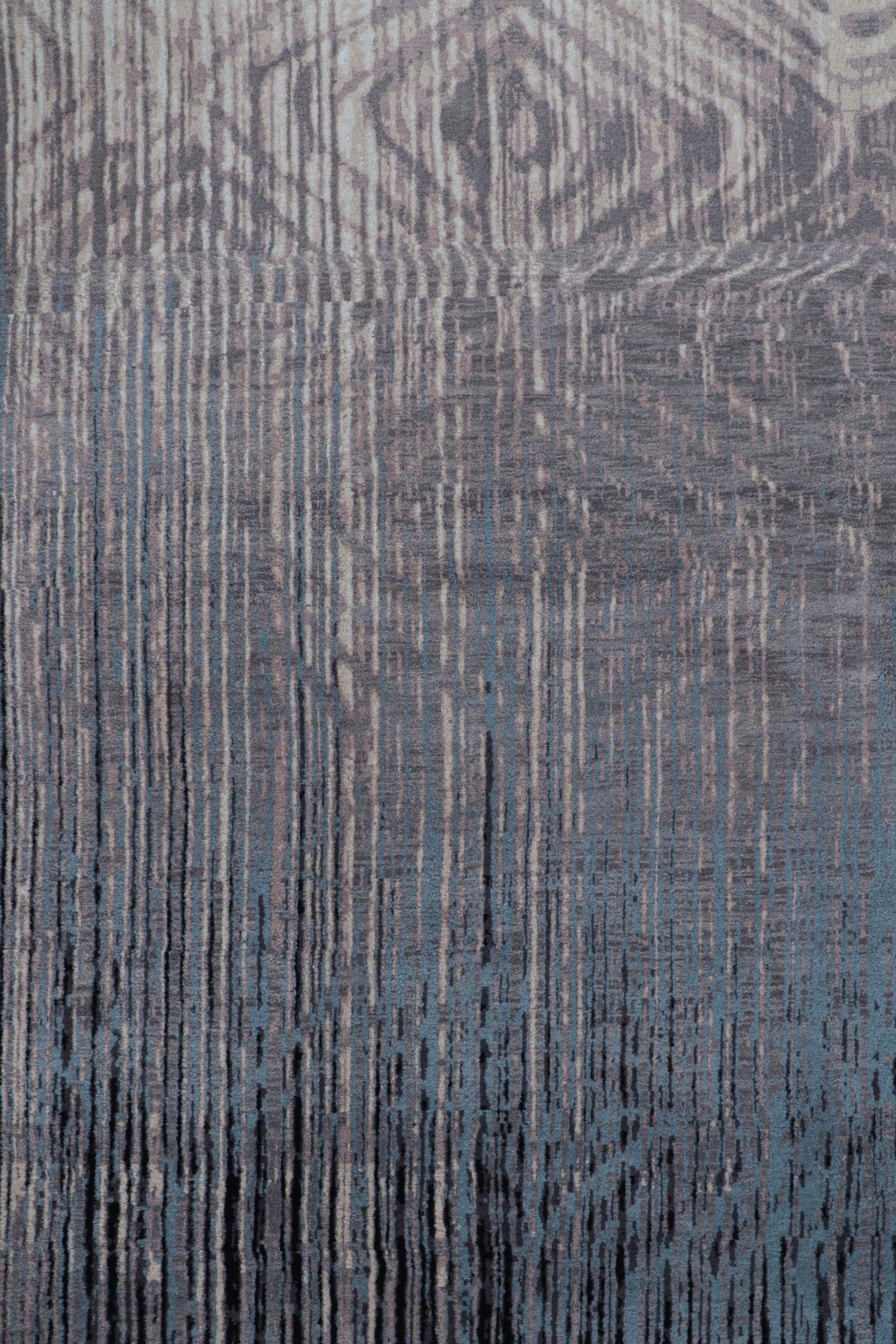 Rug & Kilim's Contemporary Abstract Rug mit geometrischen Mustern Hailstorm (Moderne) im Angebot