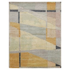 Rug 
Kilim
s Contemporary Abstract Rug mit mehrfarbigen geometrischen Mustern