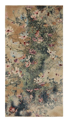 Rug & Kilim’s Contemporary Abstract Rug With Polychromatic Floral Patterns