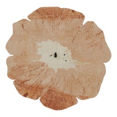 Rug & Kilim's Contemporary Abstract Shaped Rug in Orange Tones Fleur