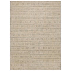 Rug & Kilim’s Contemporary Abstract Textural Rug in Beige