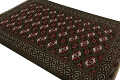 Rug & Kilim’s Contemporary Baluch rug in Red and Green Patterns