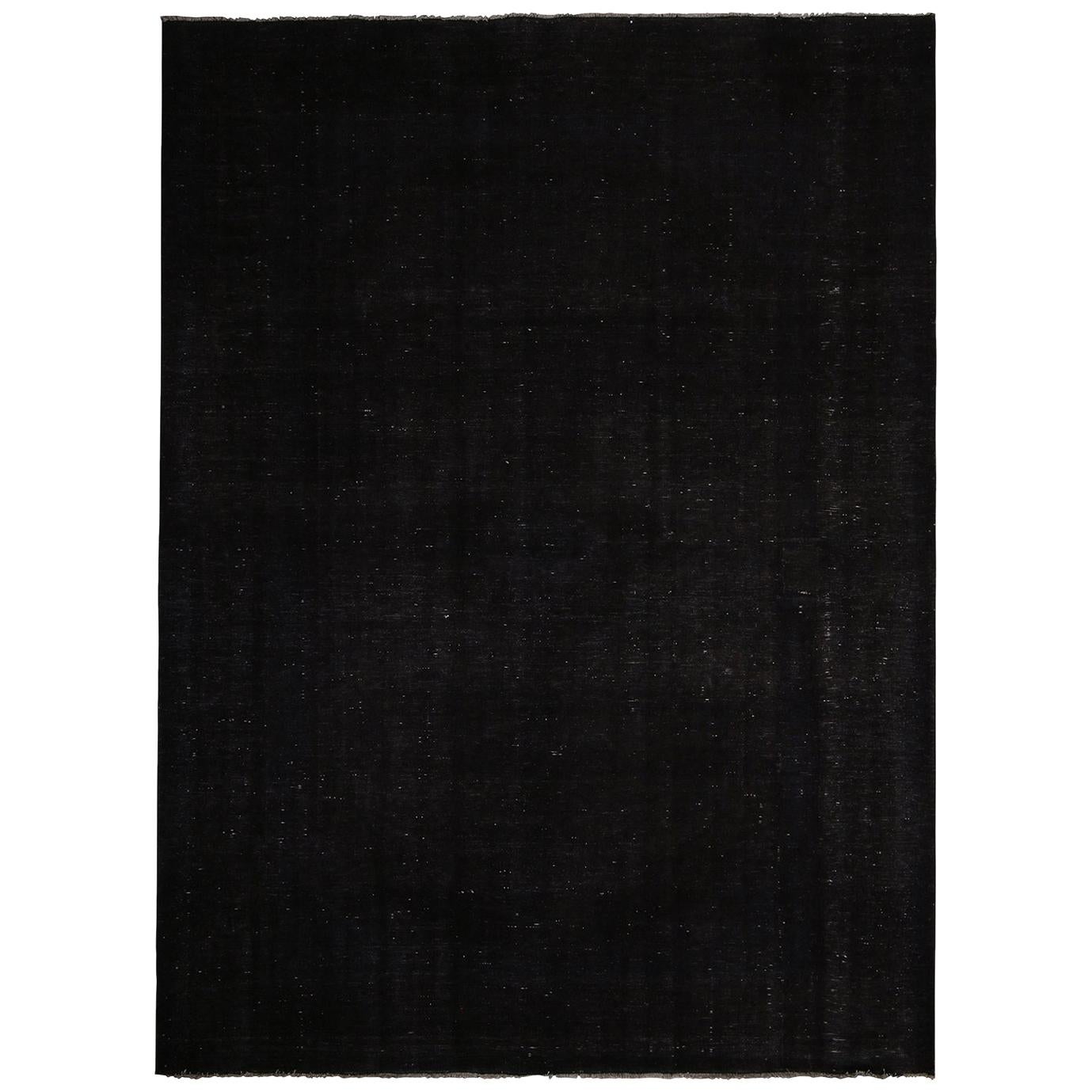 Rug & Kilim’s Contemporary Black and White Wool Rug