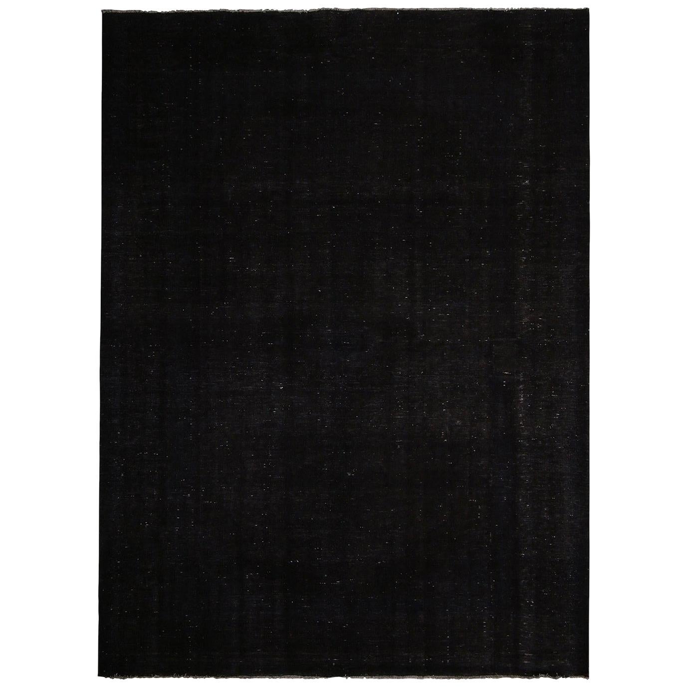 Rug & Kilim’s Contemporary Black and White Wool Rug