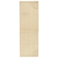 Rug & Kilim's Contemporary Braided Runner in Off-White