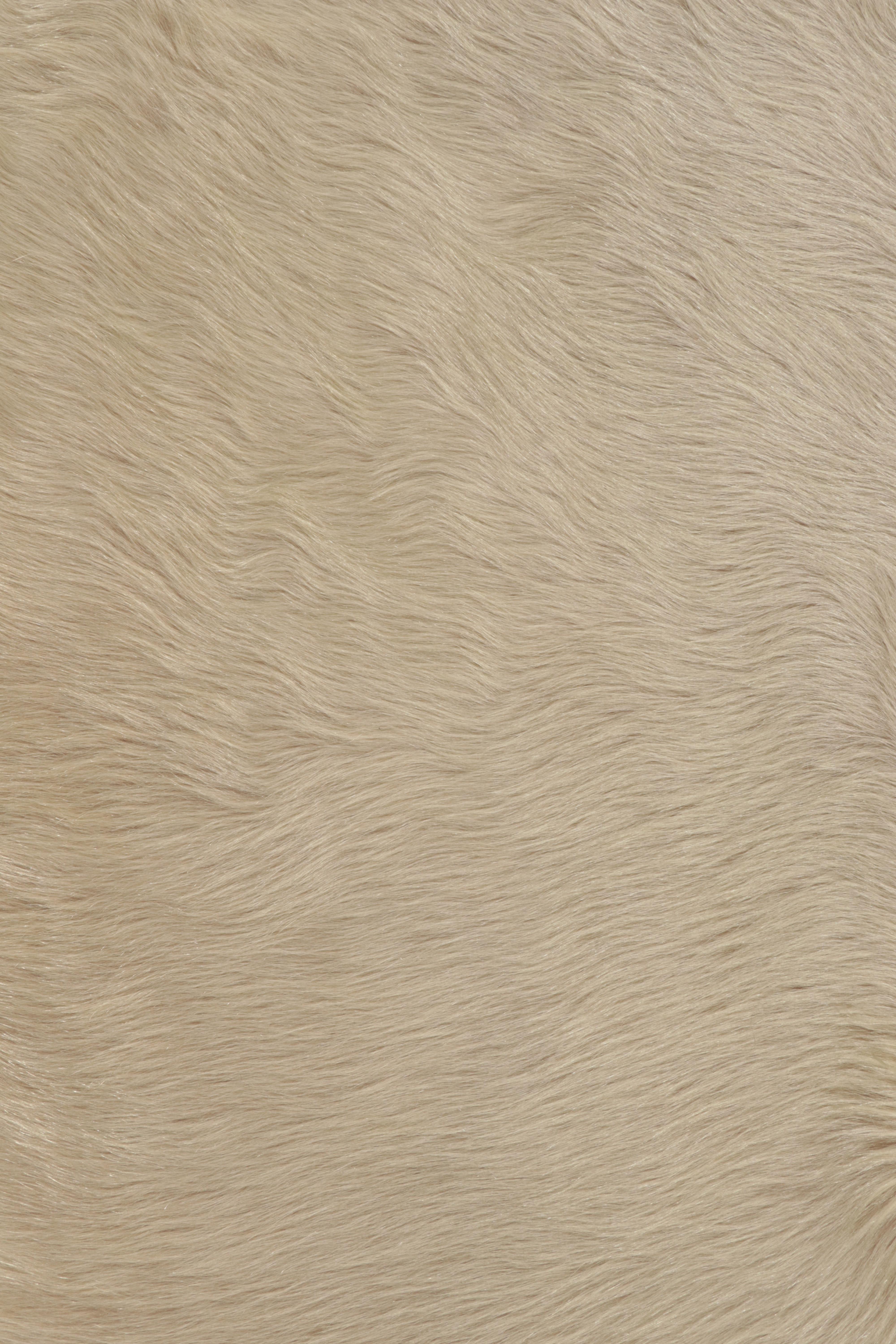 Rug & Kilim’s Contemporary Cowhide Rug in Beige-Brown In New Condition In Long Island City, NY