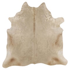 Rug & Kilim’s Contemporary Cowhide Rug in Beige-Brown