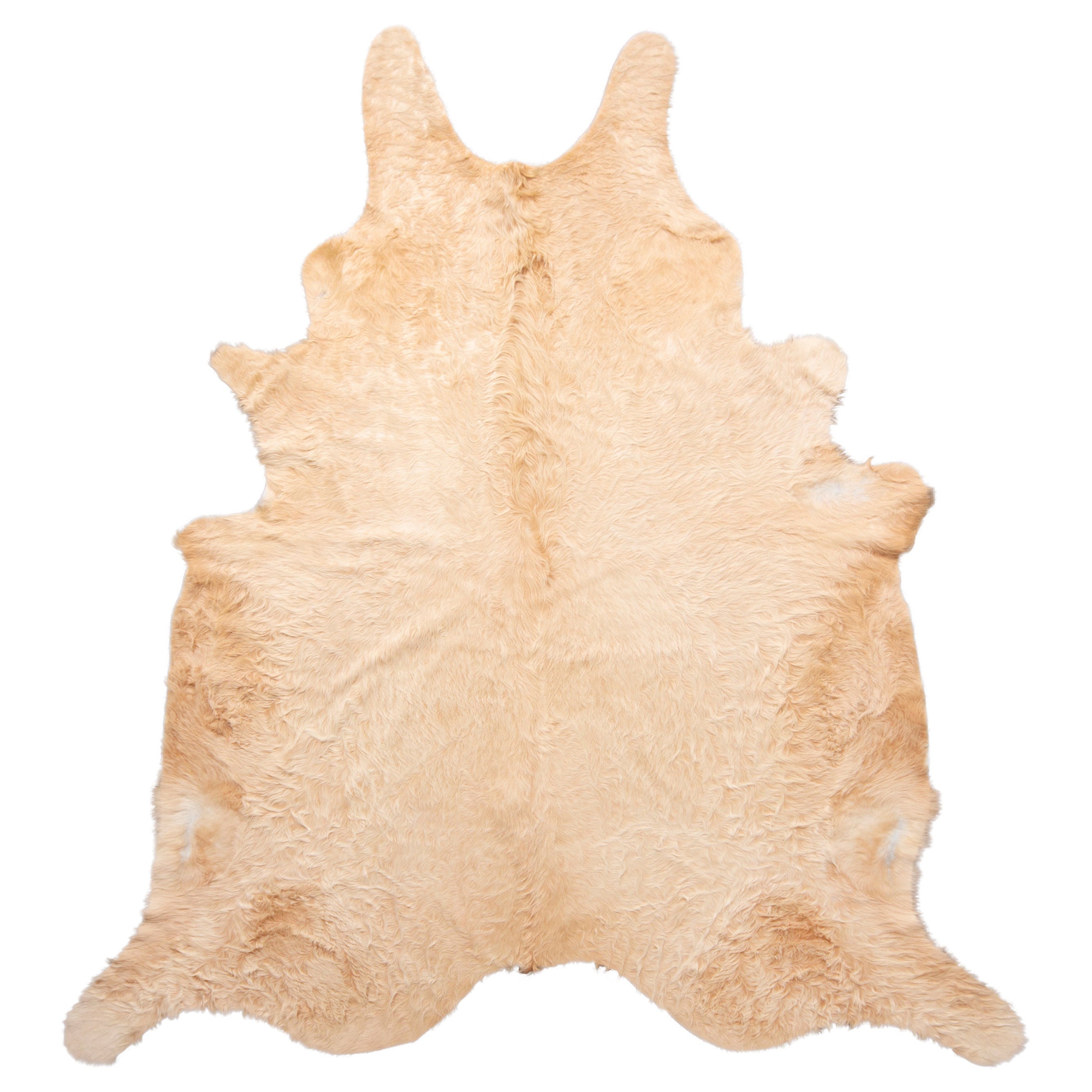 Rug & Kilim’s Contemporary Cowhide Rug in Cream For Sale