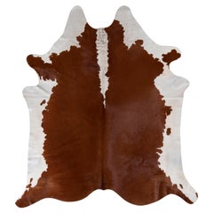 Rug 
Kilim’s Contemporary Cowhide Rug in White and Beige-Brown