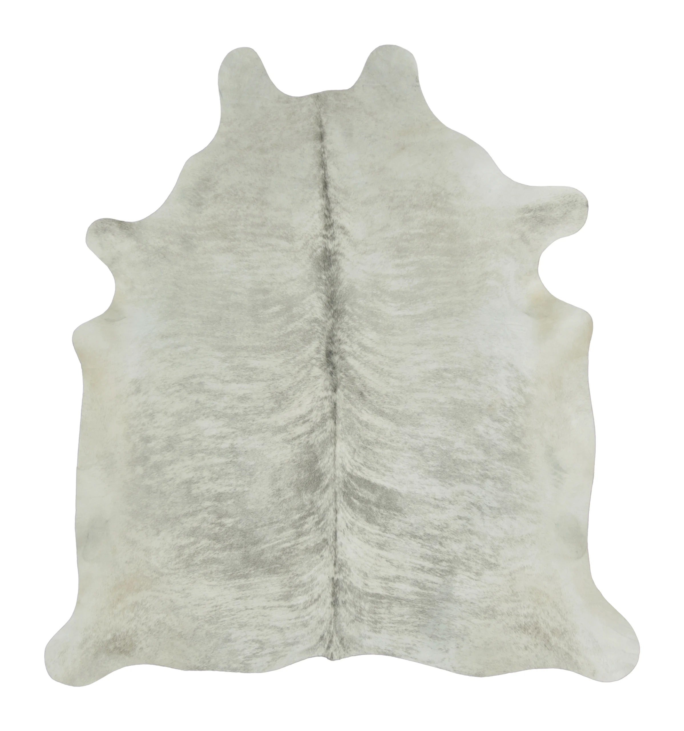 Rug & Kilim’s Contemporary Cowhide Rug with Stripes in Soft White & Gray Tones For Sale
