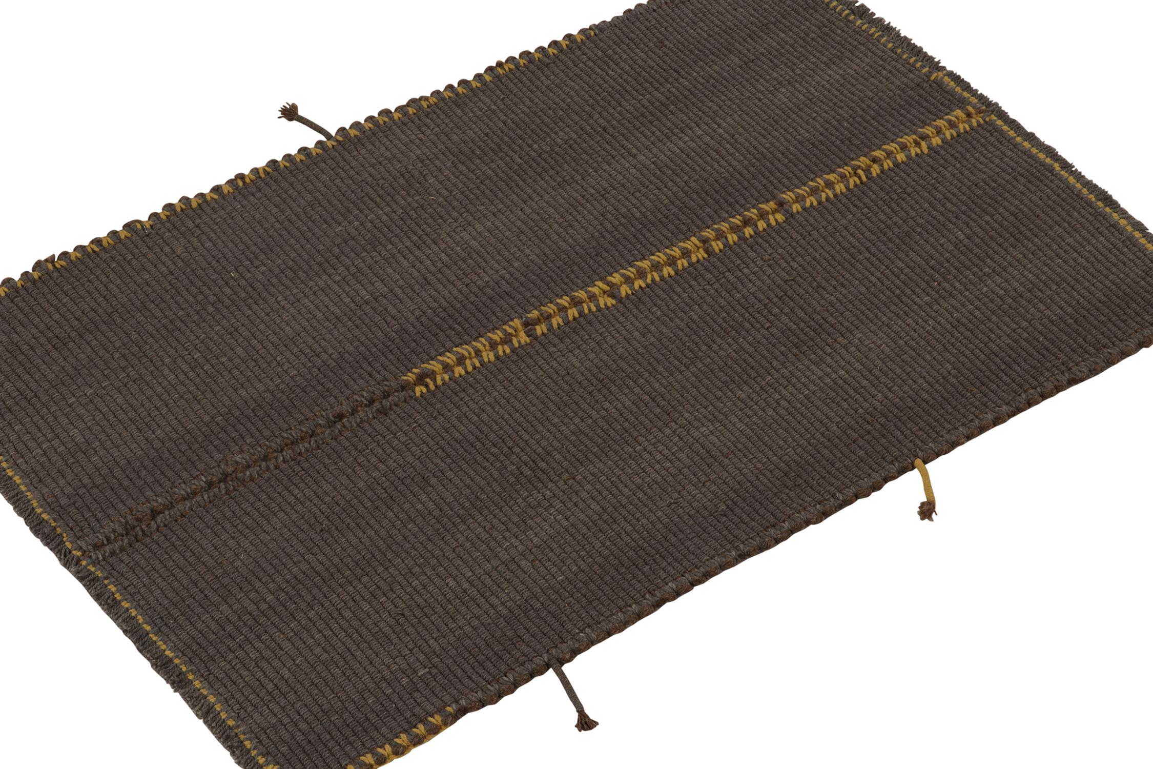 Handgewebte Wolle, ein individuelles Kilim-Design aus einer neuen, innovativen Flachgewebe-Kollektion von Rug & Kilim.

Über das Design: Diese liebevoll als 