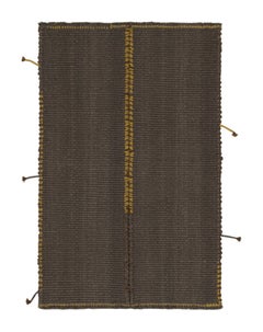 Rug 
Kilim: un kilim personalizzato contemporaneo in grigio e giallo