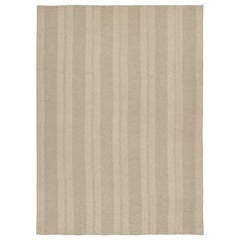 Rug & Kilim's Contemporary Custom Kilim in Beigetönen