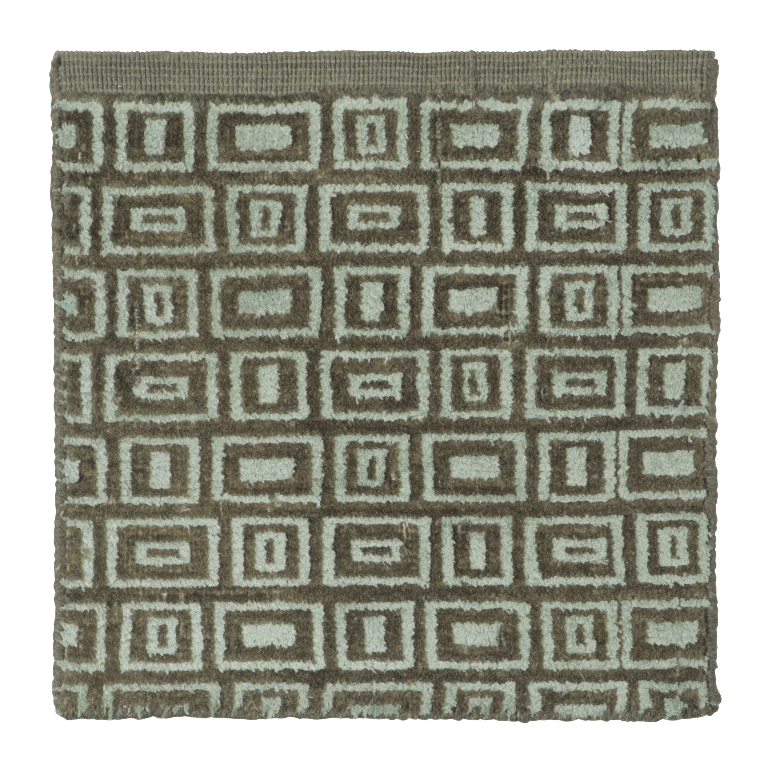 Pre-owned Rug & Kilim 's Contemporary Custom Rug Sample - 5033258 In Gray