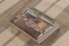 Rug & Kilim’s Contemporary Dhurrie Rug in Brown Geometric Stripes