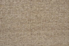 Tejido Plano Contemporáneo de Rug & Kilim en Beige Sólido y Boucle Blanco